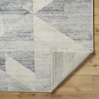 Seana Blue Geometric Area Rug