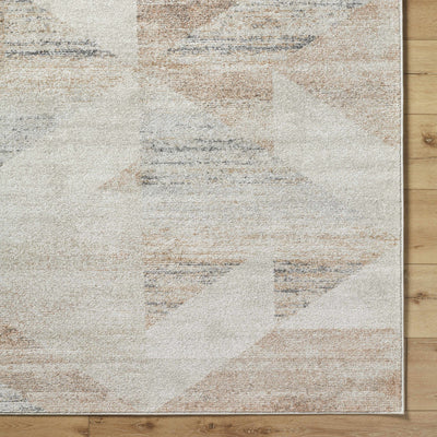 Seana Beige Geometric Area Rug