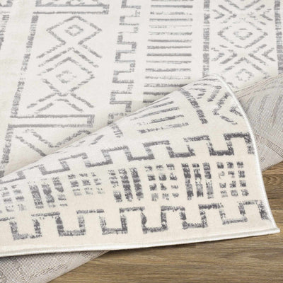 Shriven Off-White Tribal Rug - Clearance