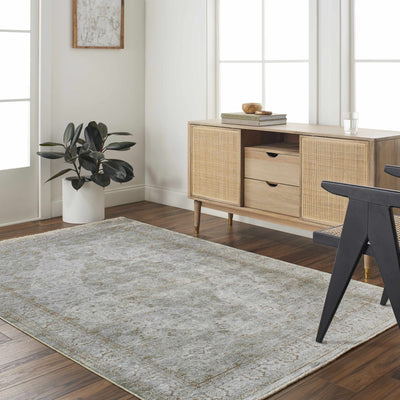 Honon Olive Medallion Area Rug