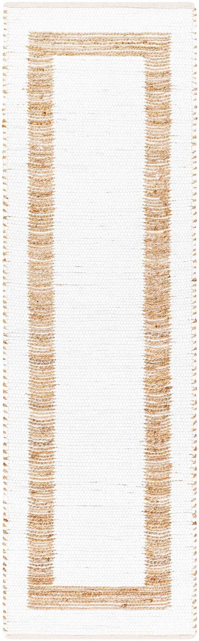 Ghita Recycled White Jean Rug