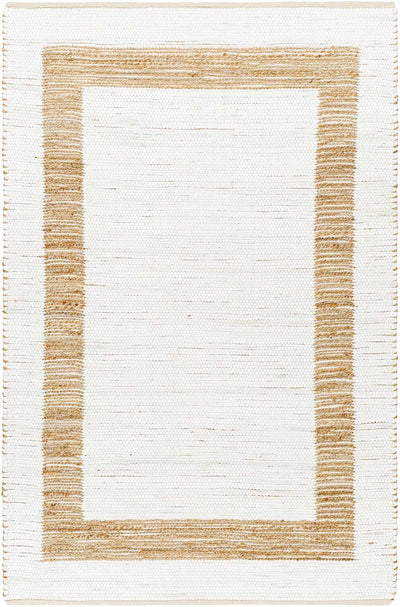 Ghita Recycled White Jean Rug