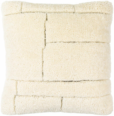 Marly Cream Wool Throw Pillow