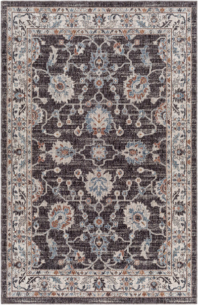 Ardin Black Area Rug