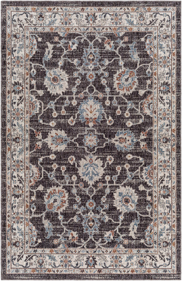 Ardin Black Area Rug