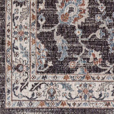 Ardin Black Area Rug