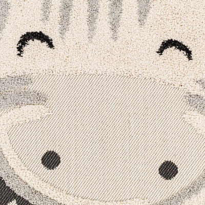 Kids Giraffe Bowtie Animal Print Nursery Area Rug - Clearance