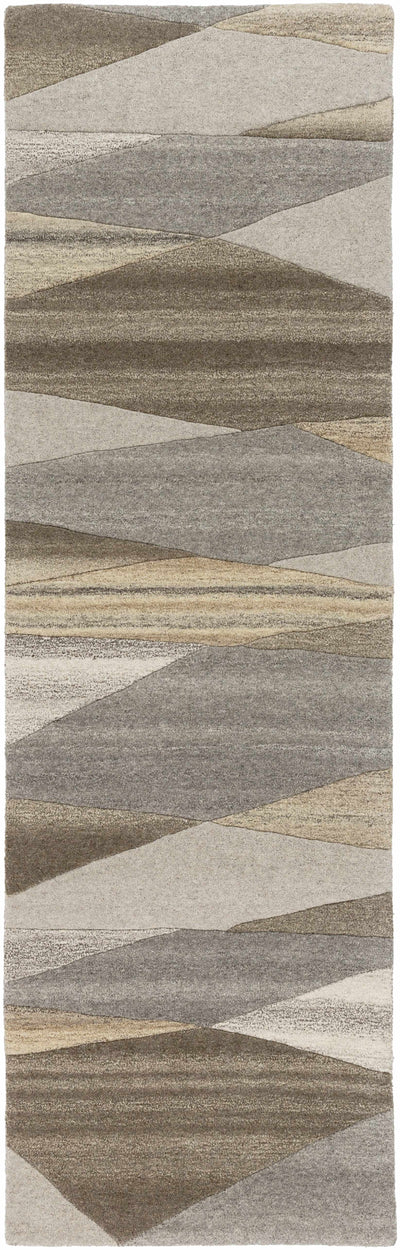 Forum Taupe Modern Wool Rug