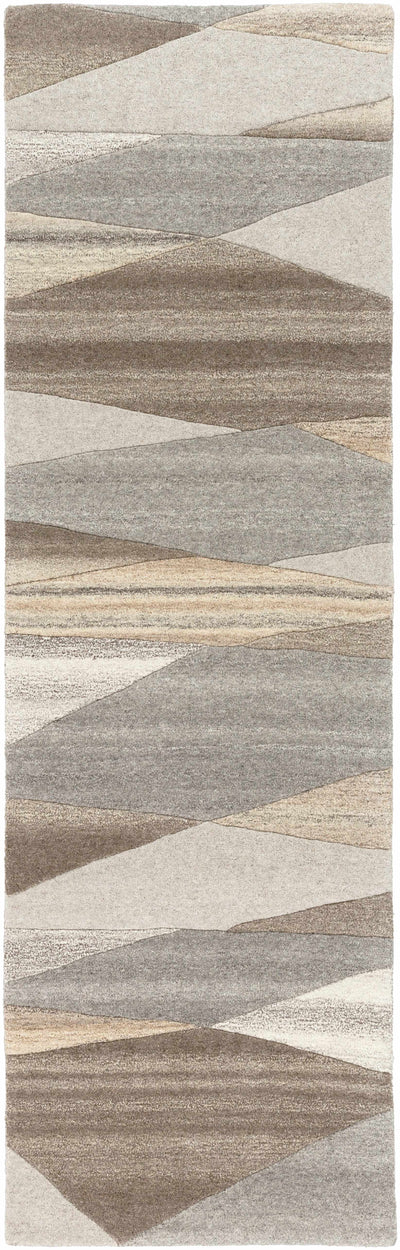 Forum Taupe Modern Wool Rug