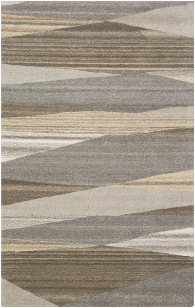 Forum Taupe Modern Wool Rug