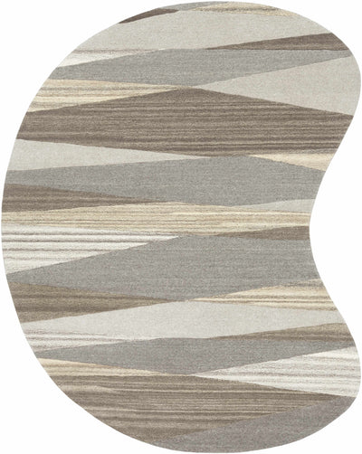 Forum Taupe Modern Wool Rug