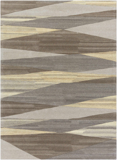 Forum Taupe Modern Wool Rug