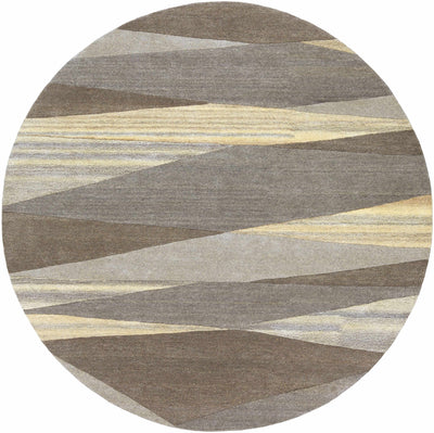 Forum Taupe Modern Wool Rug