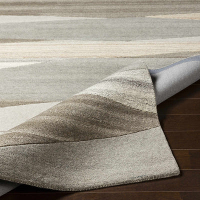 Forum Taupe Modern Wool Rug