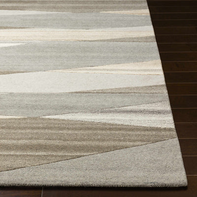 Forum Taupe Modern Wool Rug