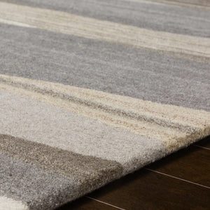 Forum Taupe Modern Wool Rug