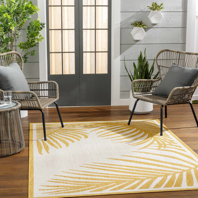 Dina Mustard & Beige Area Rug - Clearance