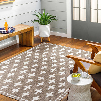 Kyna Brown Area Rug - Clearance