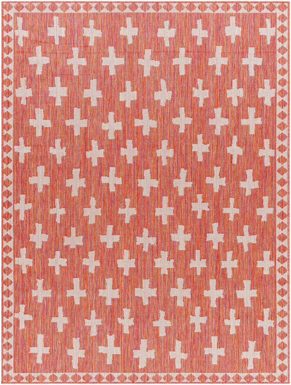 Kyna Orange Area Rug - Clearance