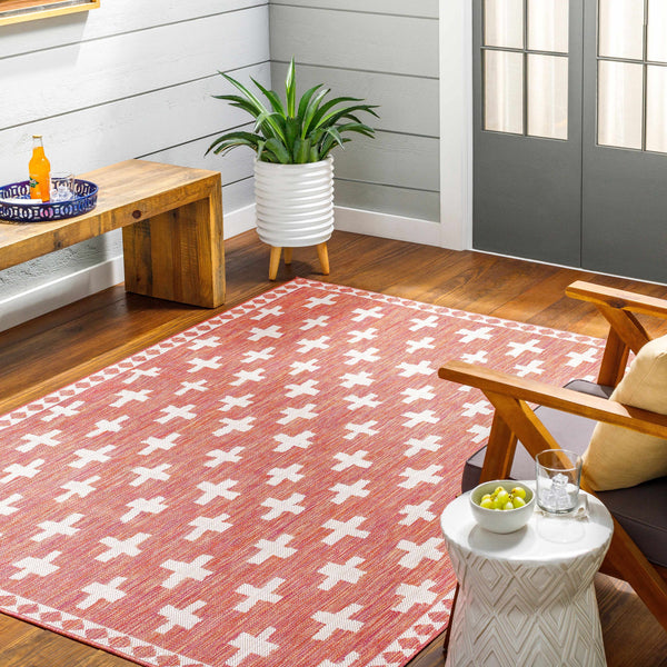 Kyna Orange Area Rug - Clearance