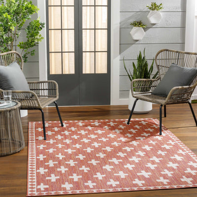 Kyna Orange Area Rug - Clearance