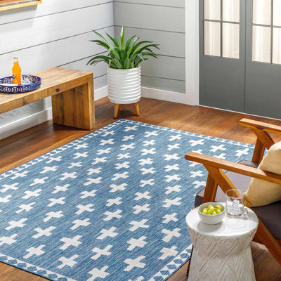 Kyna Blue Area Rug