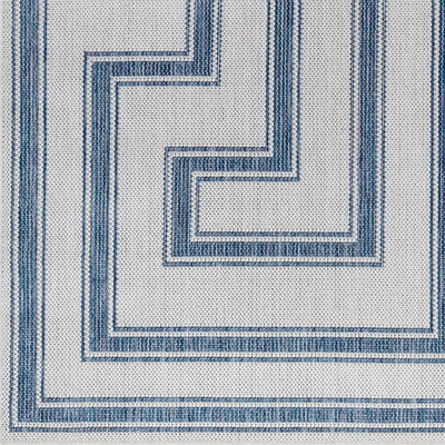 Taro Blue & Gray Area Rug - Clearance