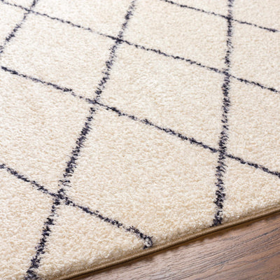 Deza Beige Washable Area Rug