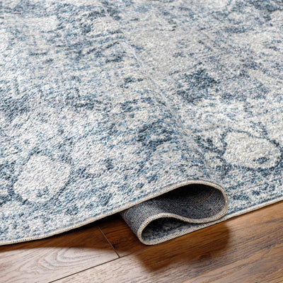 Ankti Aqua Washable Area Rug