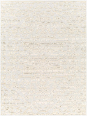 Beren Cream Washable Area Rug