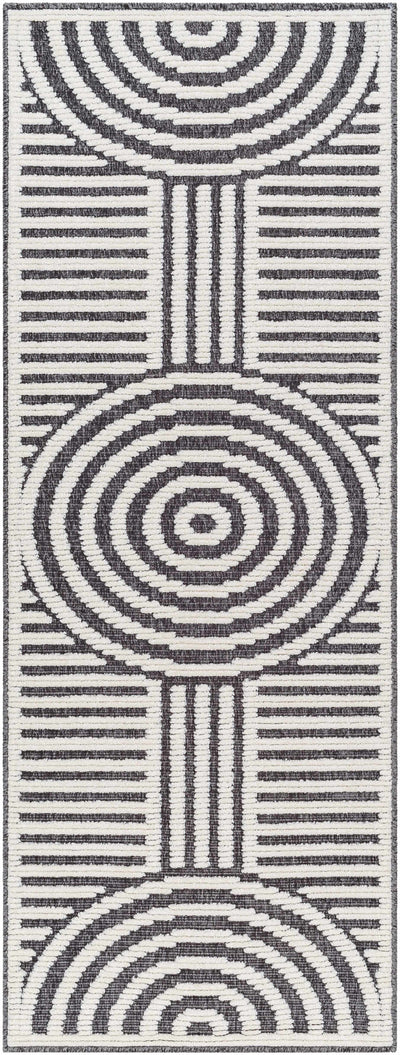 Deron Charcoal Area Rug - Clearance