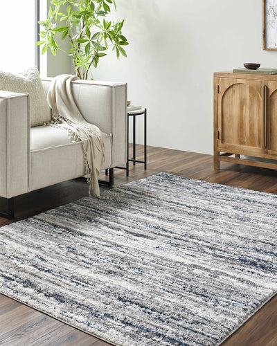 Skule Gray & Blue Area Rug