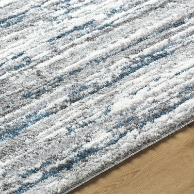 Skule Gray & Blue Area Rug