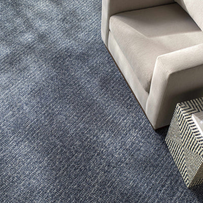 Alyra Blue Solid Area Rug