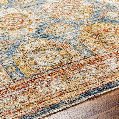 Crescentia Blue & Beige Area Rug