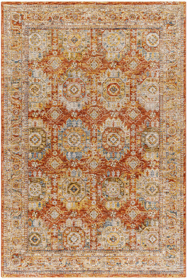 Crescentia Rust Area Rug