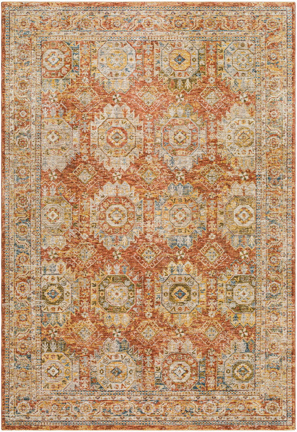 Crescentia Rust Area Rug