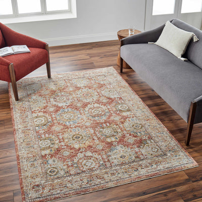 Crescentia Rust Area Rug