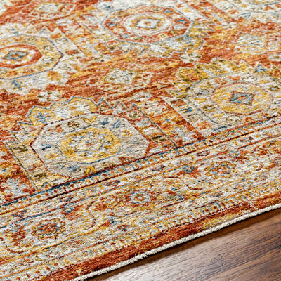 Crescentia Rust Area Rug