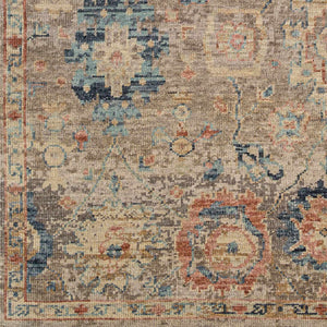 Beige Blue Amazu Area Rug