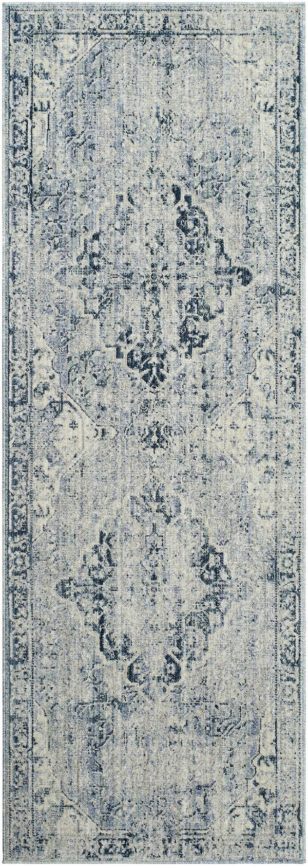 Jemma Blue Medallion Area Rug