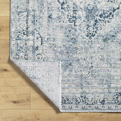 Jemma Blue Medallion Area Rug