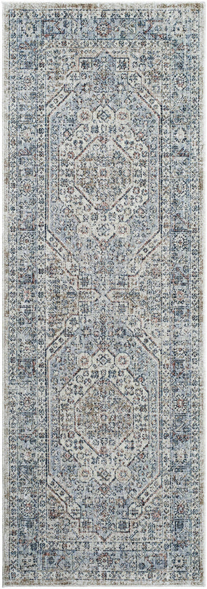 Kalei Beige & Blue Area Rug