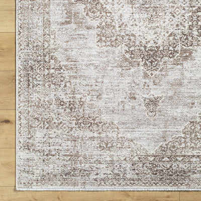 Kosta Beige Medallion Area Rug