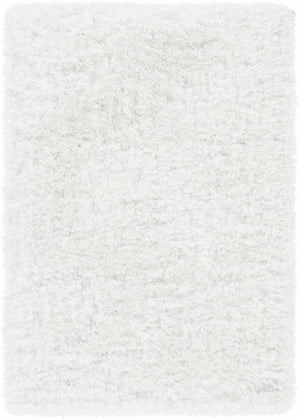 Sandbach Solid White Shag Rug