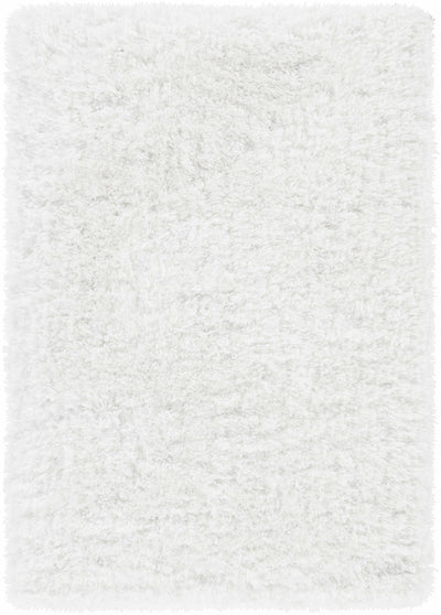 Sandbach Solid White Shag Rug