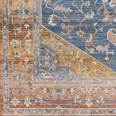 Solana Blue Medallion Area Carpet - Clearance