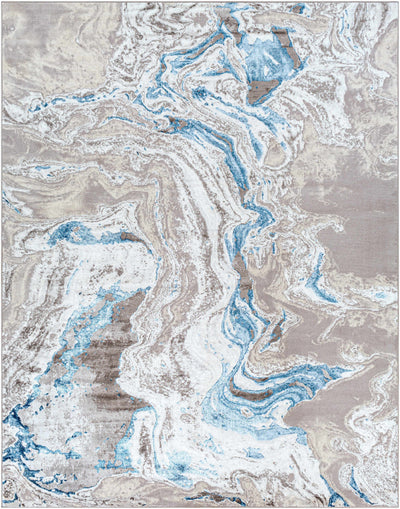 Speldhurst Blue Marble Rug