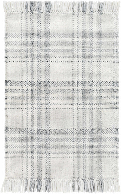 Inara Gray Plaid Area Rug