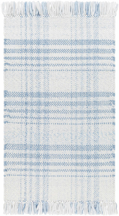 Inara Blue Plaid Area Rug